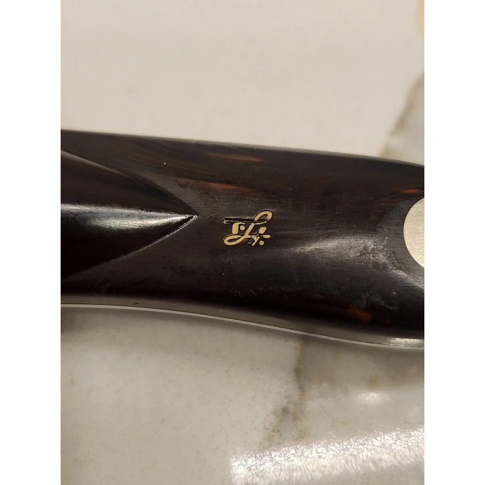 Cutco Serrated Spatula Spreader Knife Classic Brown Swirl Handle 1768